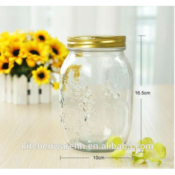 2013 KGB-1408074 The Newest Item hot selling glass jam jars with lid